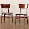 Baxton Studio Mid-century Modern Dark Walnut Bent Wood Dining Side Chair 121-6623 - alternate 7